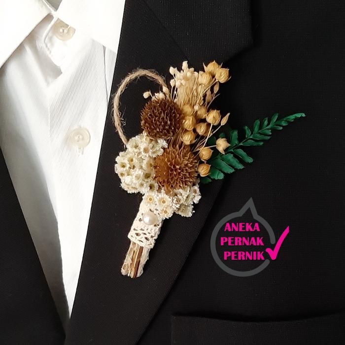 Bunga Jas Untuk Mempelai Pria/Groom/Keluarga/Panitia/dll