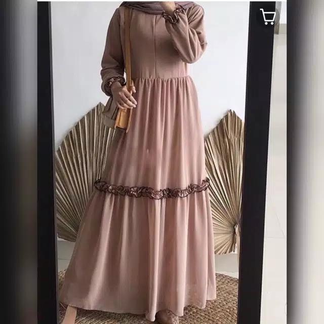 Gamis Febrina Rempel Febrina Dress Pakaian Wanita Gamis Remaja Pakaian