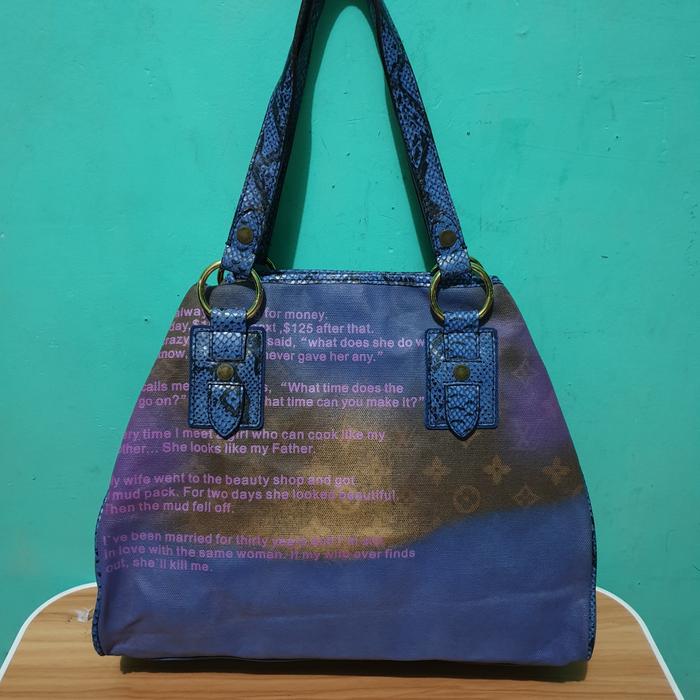 mulus .authentic tas wanita .tote bag louis vuitton .lv limitet editio
