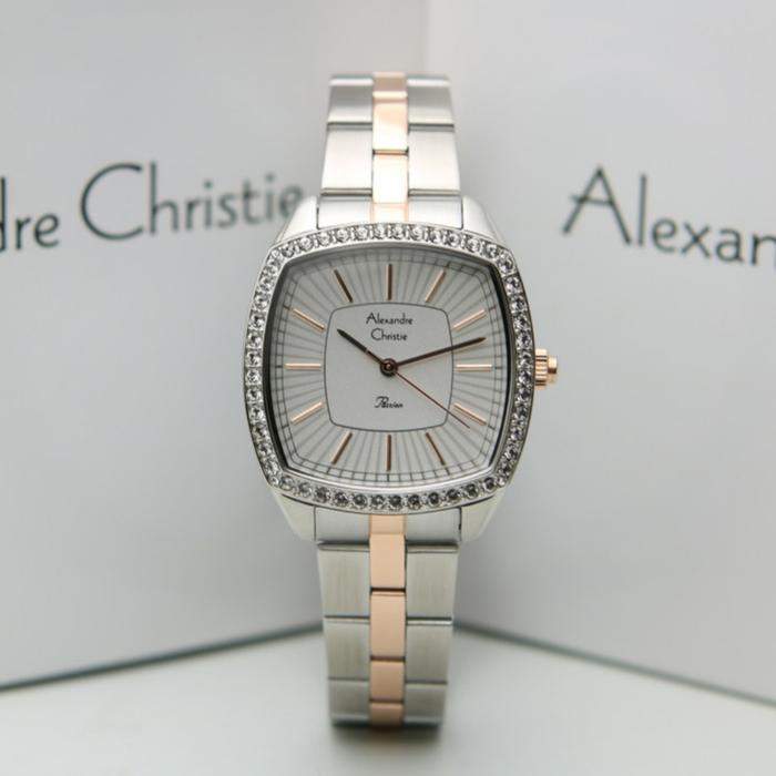 ALEXANDRE CHRISTIE AC 2885 SILVER ROSEGOLD AC2885 WANITA ORIGINAL