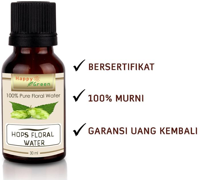 Happy Green Hops Floral Water - Hops Distillate Water Hops Hydrosol