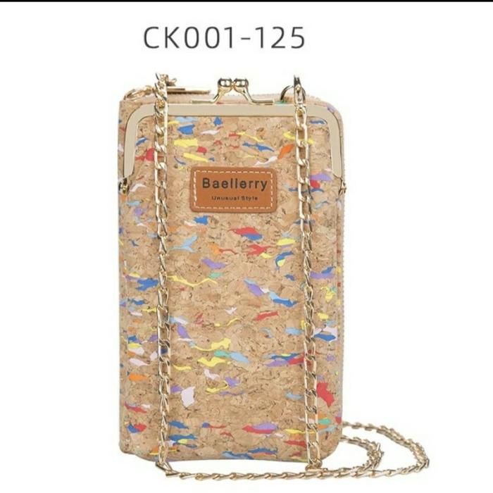 Tas selempang tas mini dompet HP kulit import wanita murah CK001