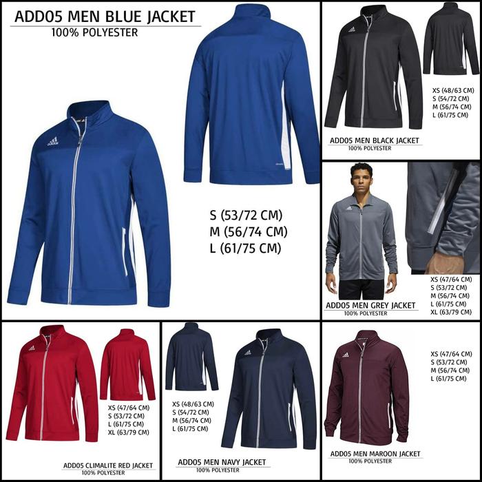 Jaket Adidas Climalite Full Zipper ADD05