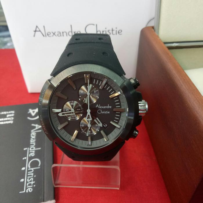 Jam Tangan Analog Pria Alexandre Christie AC 6566 MC Solid Steel