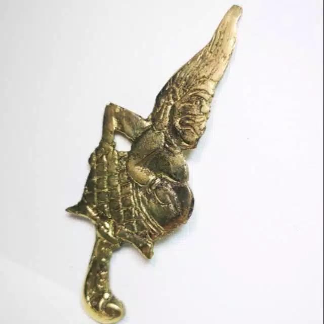 Barang Antik Keris Pusaka Ageman Semar Me sem Kuningan 10 cm Koleksi L