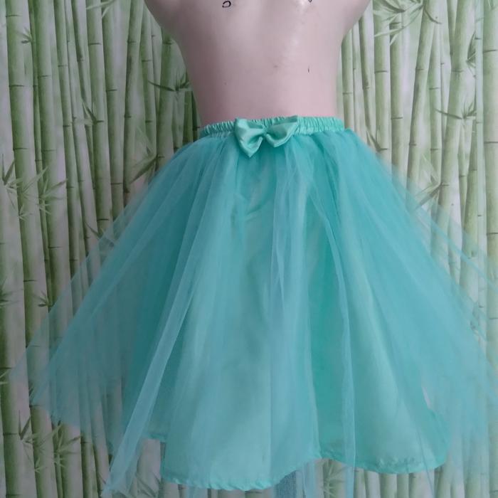 Rok tutu anak warna mint / hijau tosca