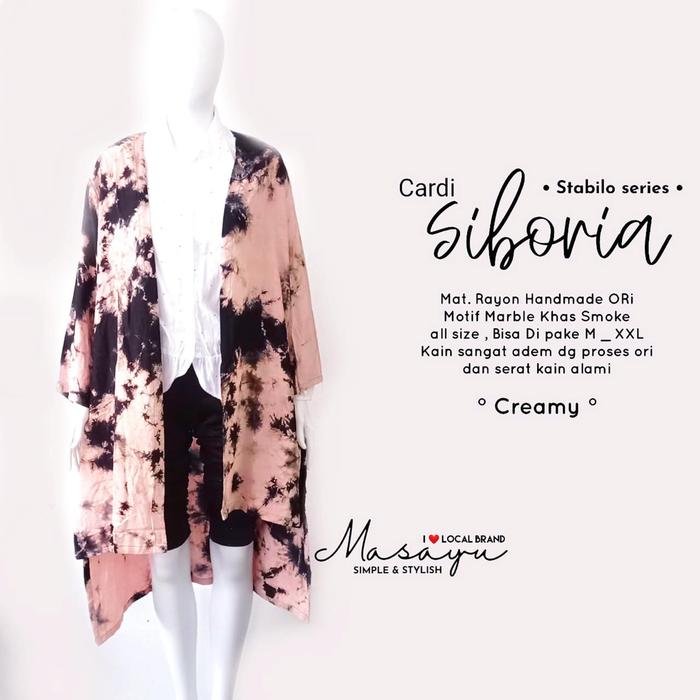 Cardigan Wanita Siboria Stabilo Set
