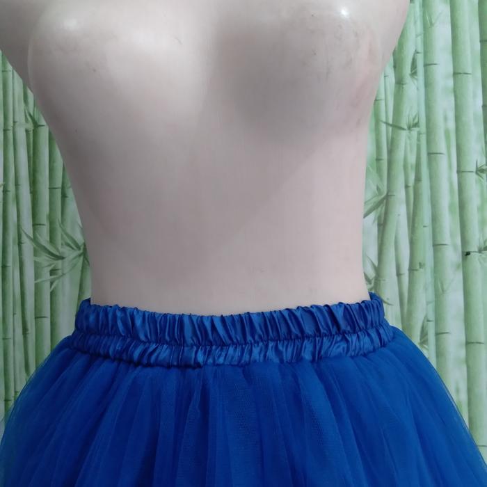 Rok tutu dewasa warna biru elektrik
