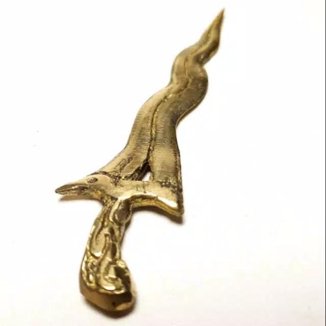 Keris Combong Mini kuningan