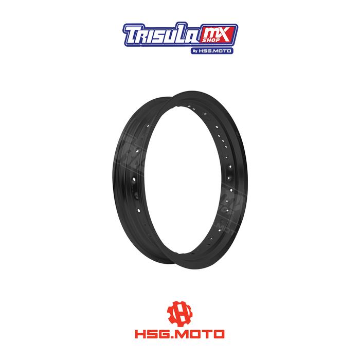 VELG SUPERMOTO TMX ALUM MT RIM 2.50x17 36H - BLACK