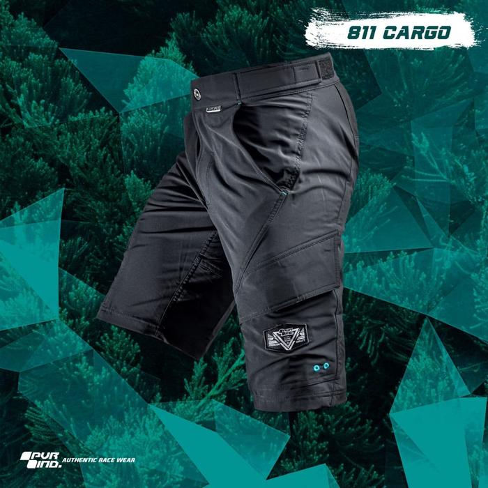 Celana Pendek CARGO PVR 811 HITAM ~ Short Pants 811 CARGO PVR