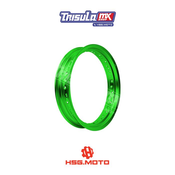 VELG SUPERMOTO TMX ALUM MT RIM 3.00x17 36H - GREEN