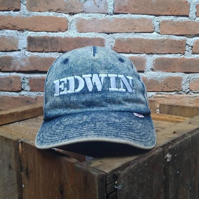 Topi Cap Vintage Acidwash Edwin Second