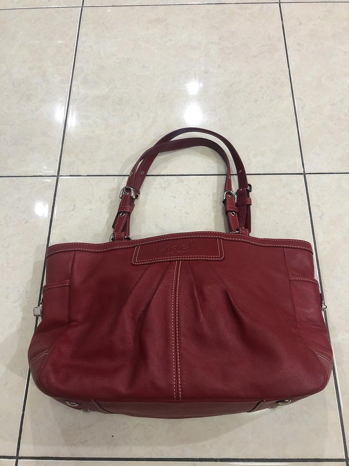 Coach Pleated Tote Bag ORI - F13759