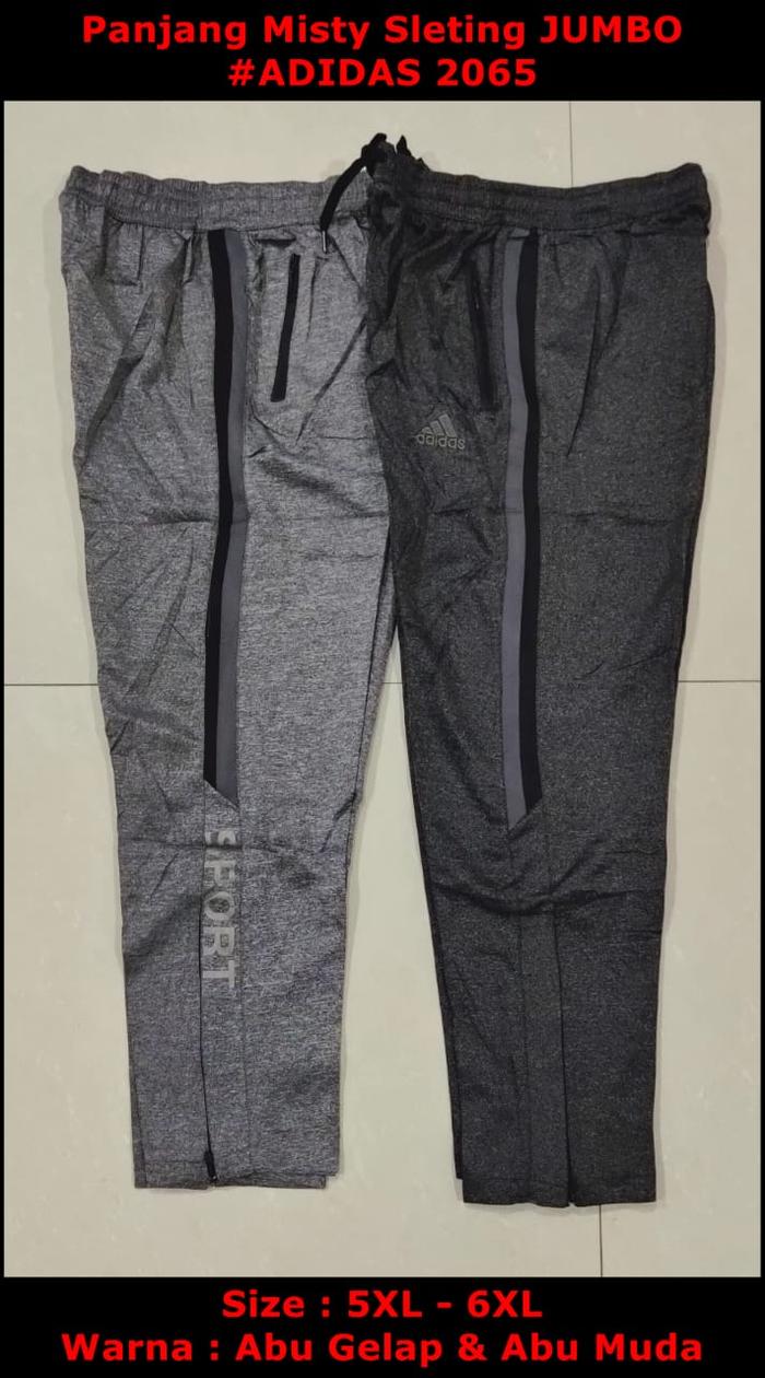 Celana Panjang Training / Joger 5XL & 6XL ADIDAS Grey/AbuTua&Muda 2065