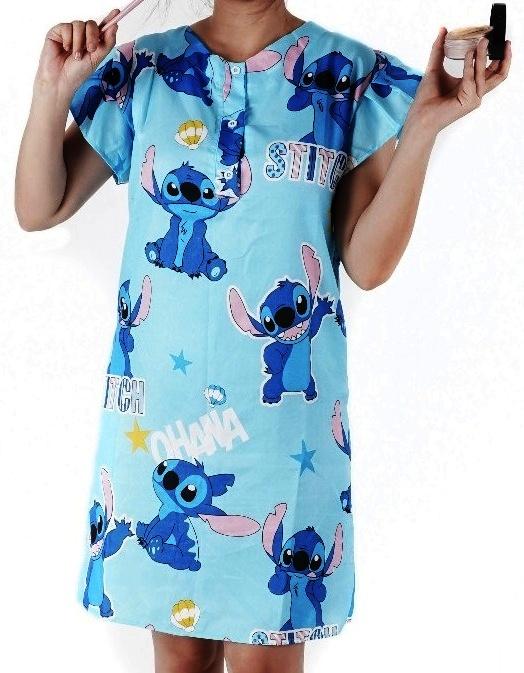 Daster Murah Kekinian (Daster Stitch) Biru