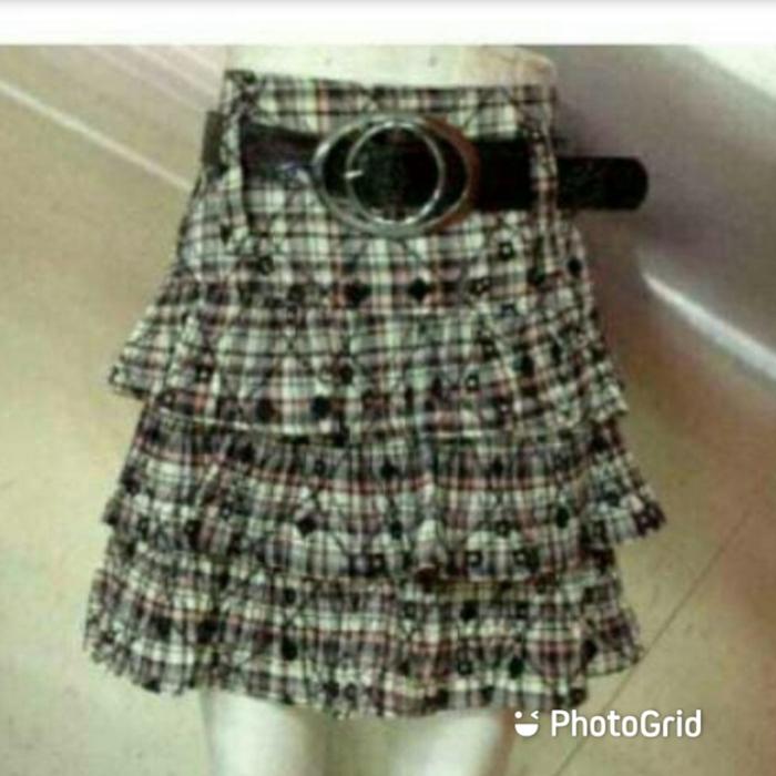rok susun / rok pendek / rok import