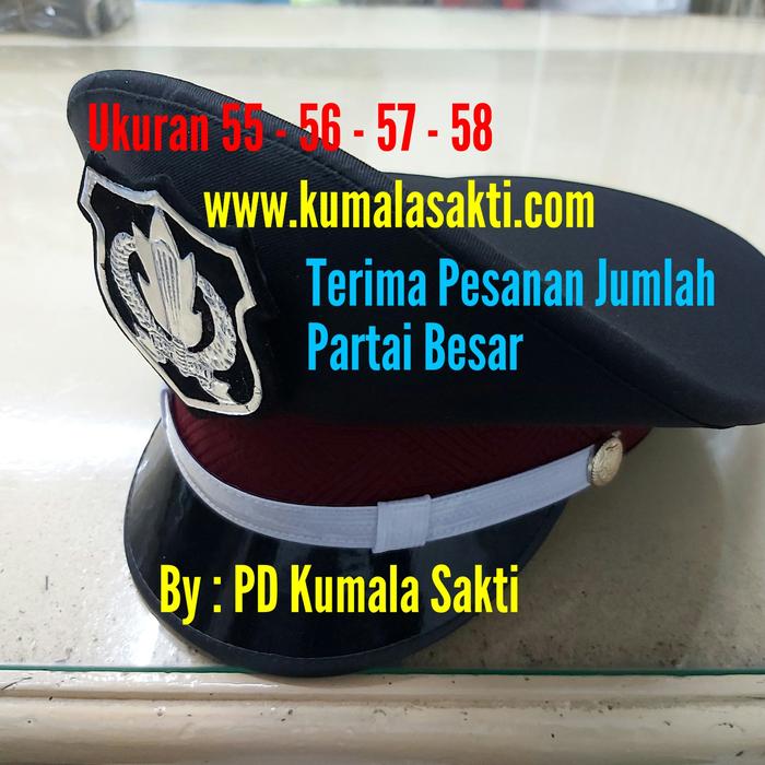 Topi Pet PDH Satpam Gada Madya-Rompi Satpam-Kaos Satpam-Topi Satpam