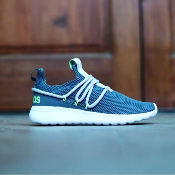 ADIDAS LITE RACER SLIP ON GREY WHITE ORIGINAL