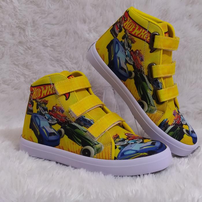 sepatu/sepatu hotwheels/sepatu anak hotwheels