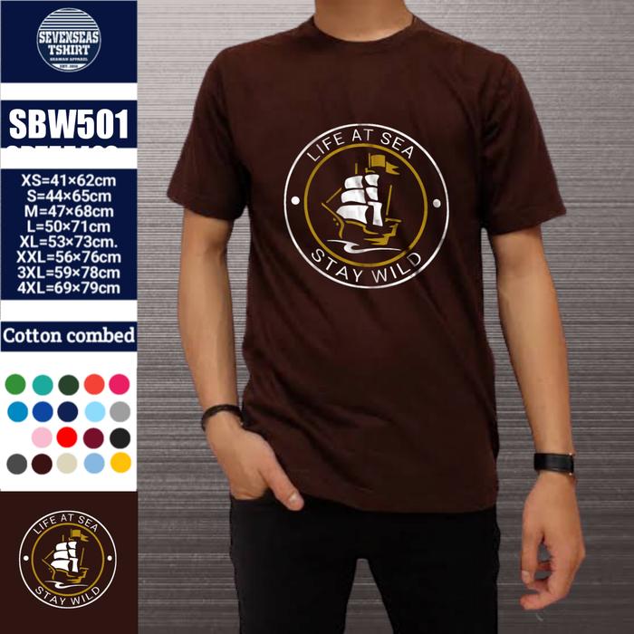 Kaos Pelayaran-Baju Pelaut Life At sea-Baju Maritim-Sablon SBW501