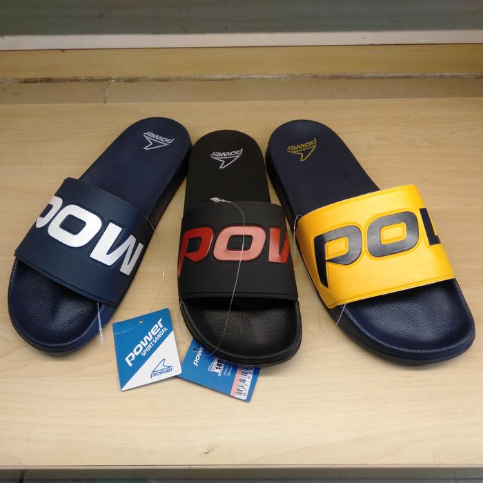 Slip On Pria Bata Power Original Sandal Selop Bahan Karet Ringan