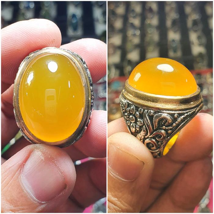 OBRAL PASTI MURAH CINCIN TEMBAGA COR + NATURAL BATU SOLAR BENGKULU TOP
