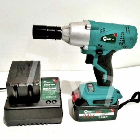 IMPACT CORDLESS WRENCH 21V MAILTANK KUNCI PEMBUKA BAUT BAN MOBIL CAS