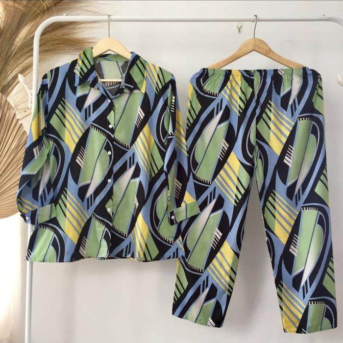 setcel rayon tie dye setelan wilo