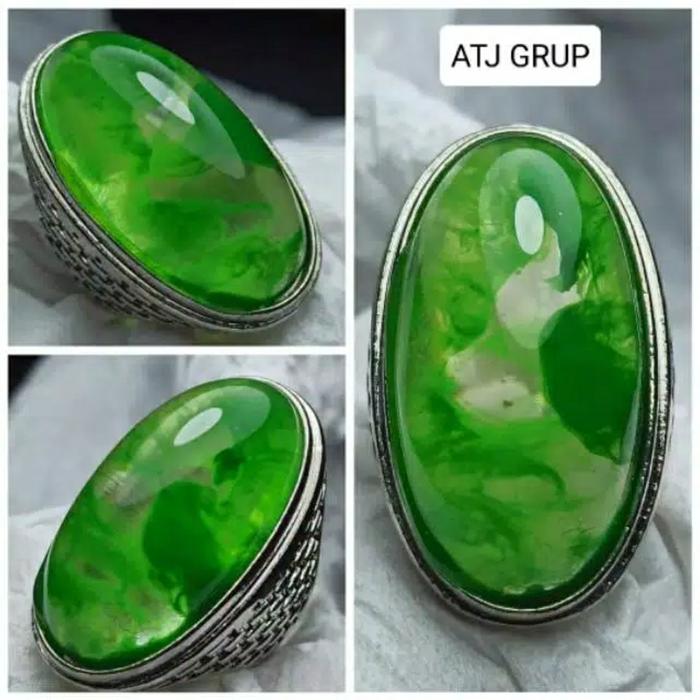 OBRAL PASTI MURAH CINCIN BATU PANDAN SUJI KRISTAL UNIK TOP HQ
