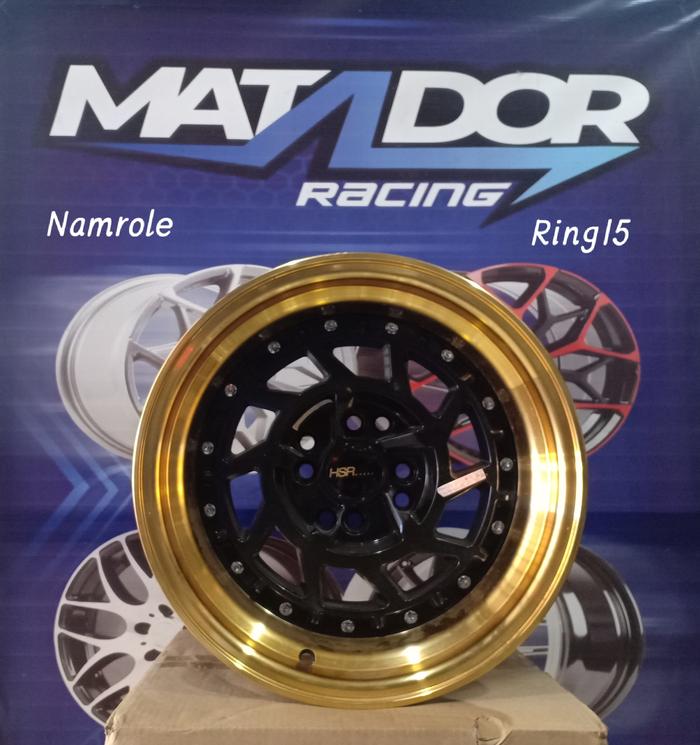 Jual Velg Mobil Ring 15 NAMROLE HSR R15X8/9 H8X100-114