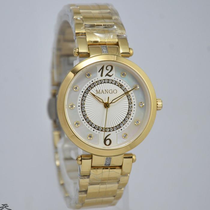 MANGO MA6660L-81K - Jam Tangan Wanita Original - Gold