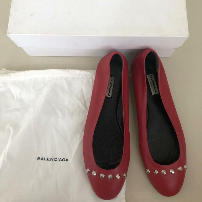 Balenciaga Flat shoes leather original 100% 1x pake murah!!!