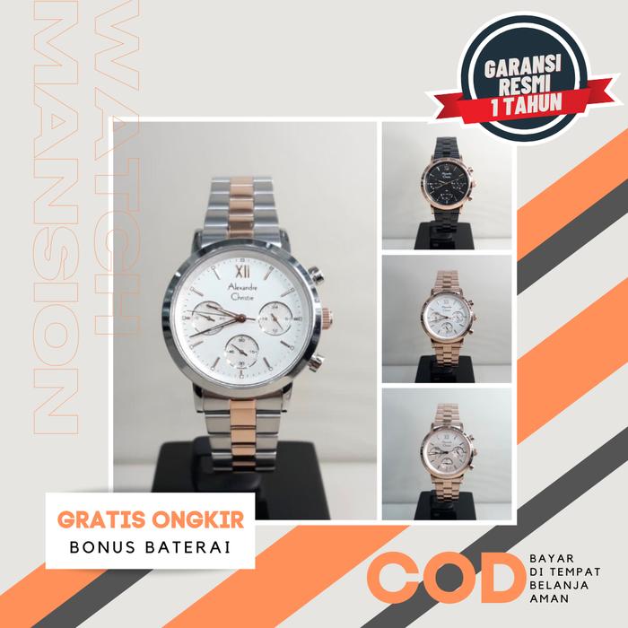 JAM WANITA AC 2901 AC2901 ALEXANDRE CHRISTIE 2901 ORIGINAL & GARANSI
