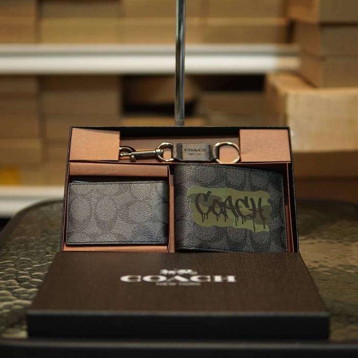 Coach wallet 100% original (Dompet pria/ Dompet wanita)