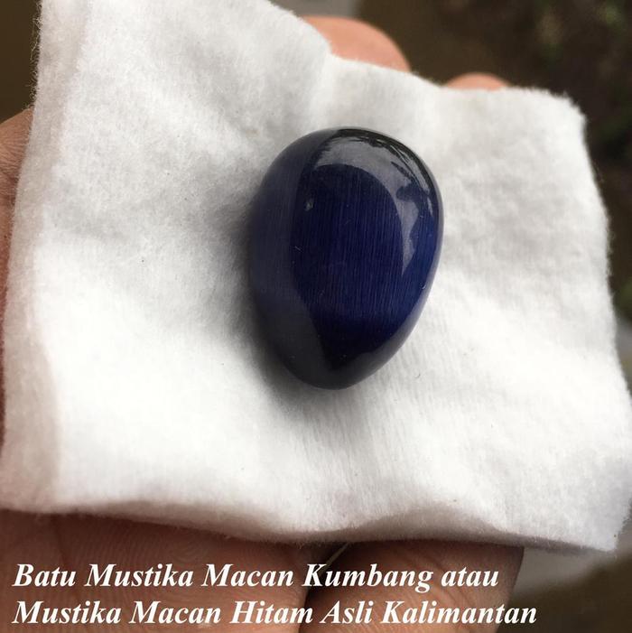 Batu Mustika Macan Kumbang Biru