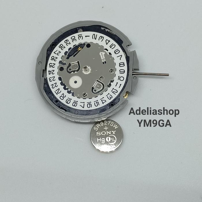 Mesin jam tangan Chrono YM9GA posisi jarum kecil 6,9,12