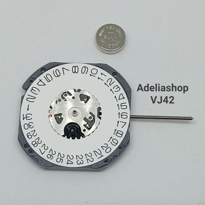 Mesin jam tangan VJ42B tanggal Samping