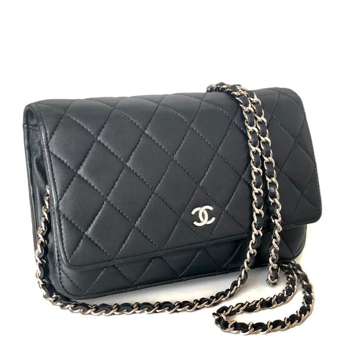 Chanel WOC Black Lambskin