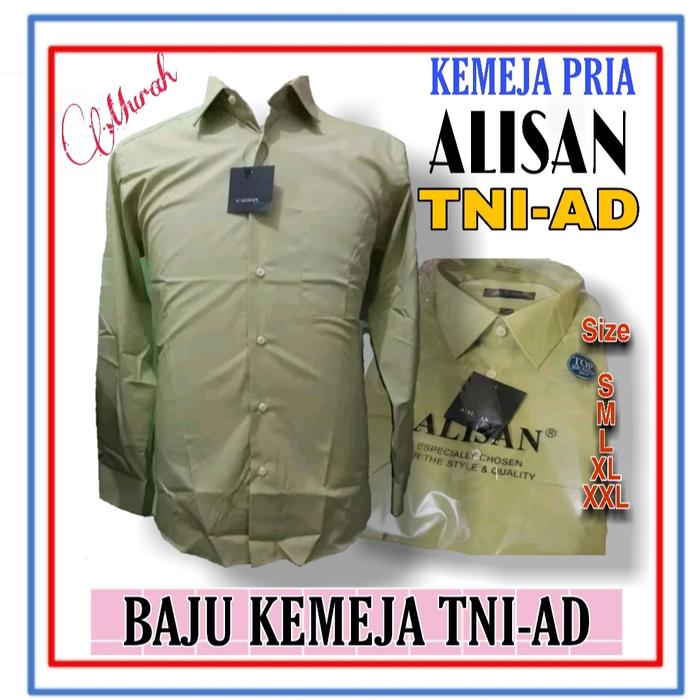Kemeja Daleman PDU TNI AD ,Daleman untuk Jas PDU TNI AD,Alisan.