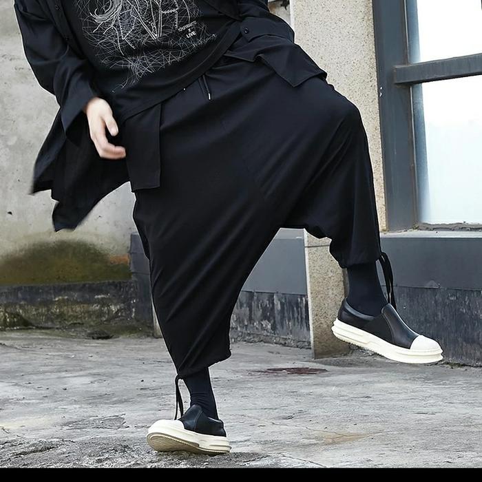 Harem Pants Harazuku Style Hip Hop Pants Fashion pria Trousersmale