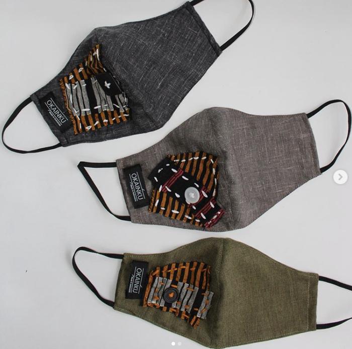 Okainku Masker Kain Artsy Patch