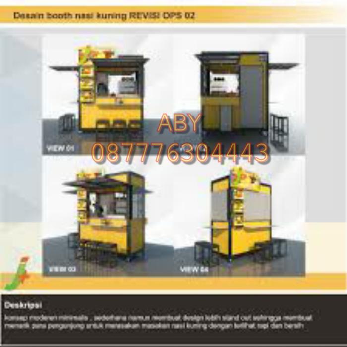 booth portable besi holo