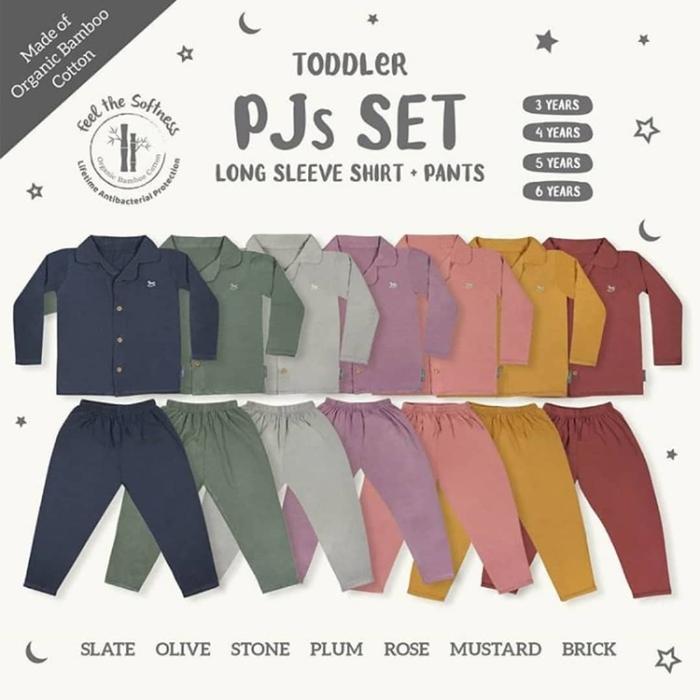 Little Palmerhaus Toddler Pjs Set / Baju Bayi / Baju Anak