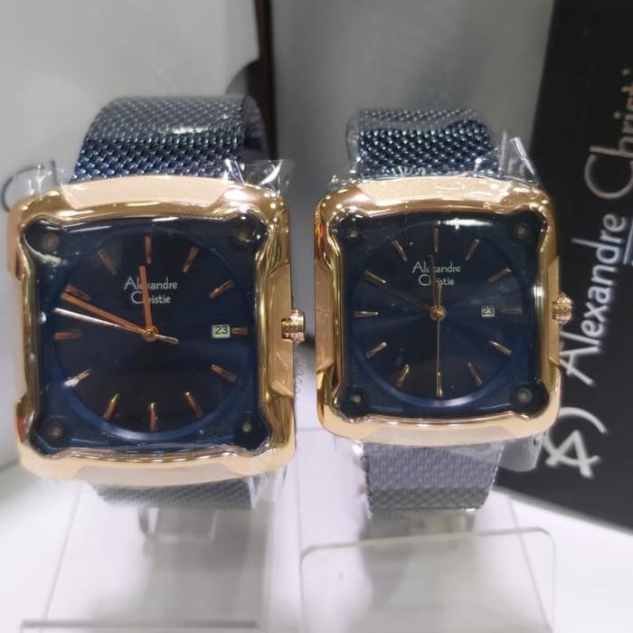 JAM TANGAN COUPLE ALEXANDRE CHRISTIE 3030-LD/MD