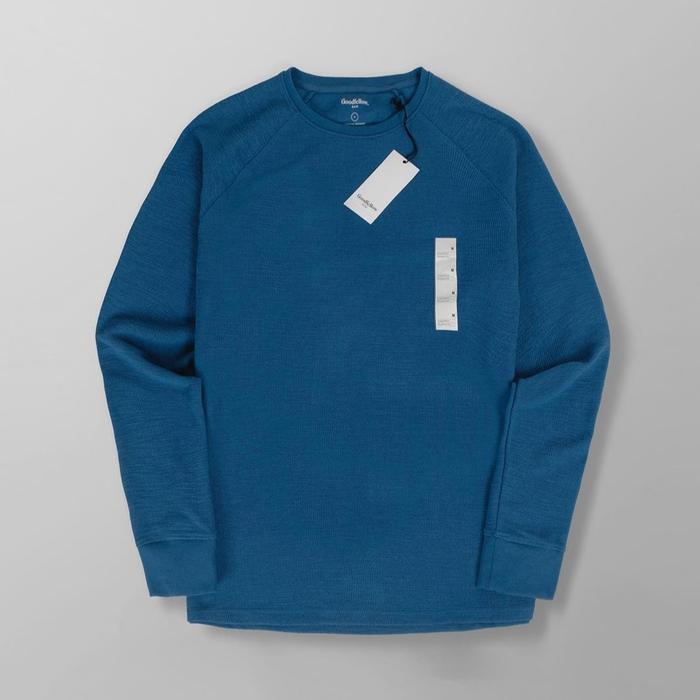 goodfellow crewneck longsleeve blue