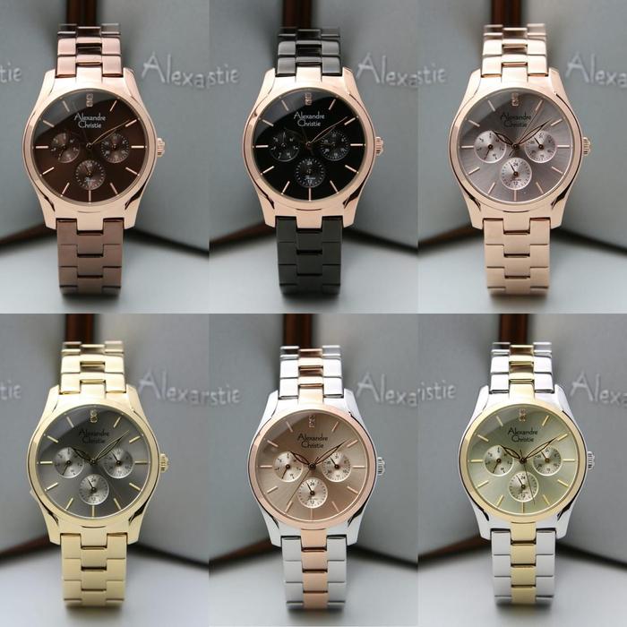 [ ORIGINAL ] Jam Tangan Wanita / Cewek Alexandre Christie 2910 AC 2910