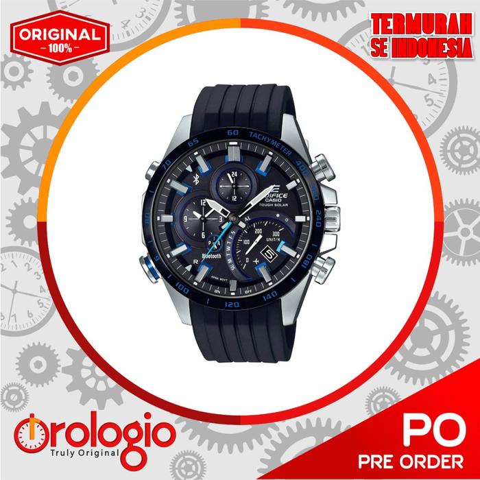 Jam Tangan Casio Men's Edifice Stainless Steel Quartz EQB-501XBR-1ACF