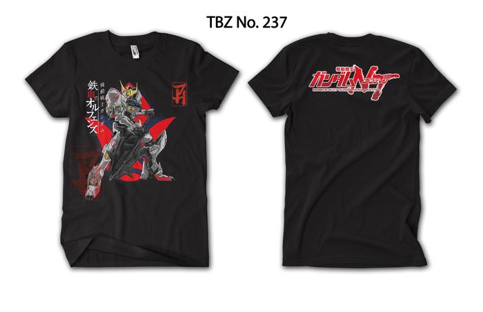 Baju Mobo Gundam II Anak Karakter Katun Premium Kaos