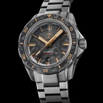Zelos Watch Swordfish Titanium Forged Carbon 42mm